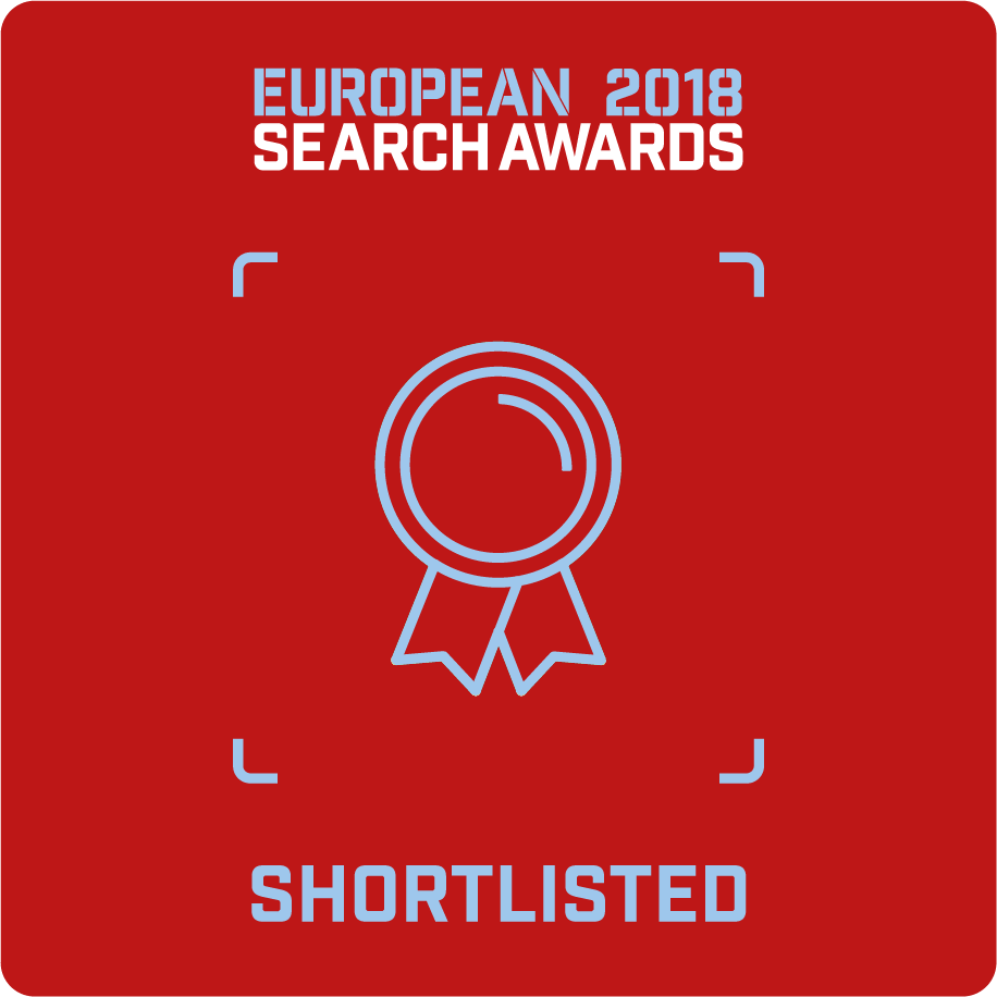 Fluid Shortlisted at the European Search Awards 2018