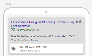 Promotion Extensions