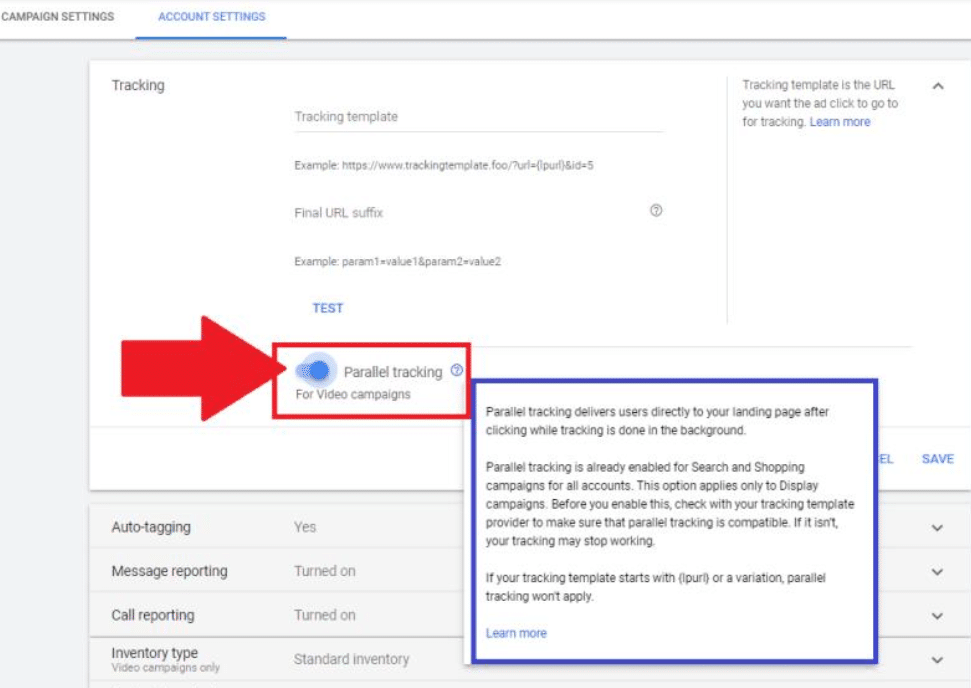 Google Video Parallel Tracking