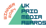 2024 uk paid media awards winner PPC